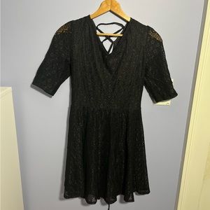 🦋Black lace dress🦋